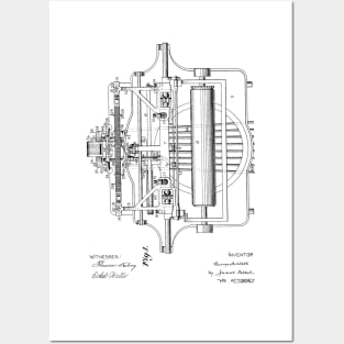 Typewriter Vintage Patent Hand Drawing Posters and Art